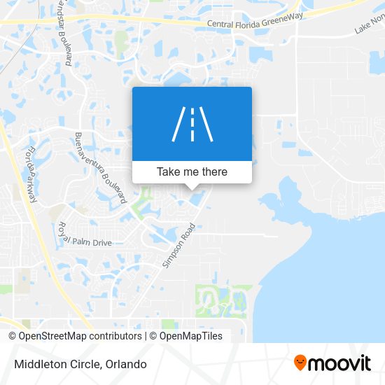 Mapa de Middleton Circle
