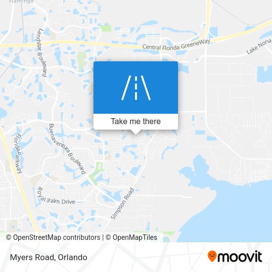 Mapa de Myers Road