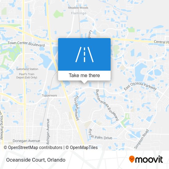 Mapa de Oceanside Court