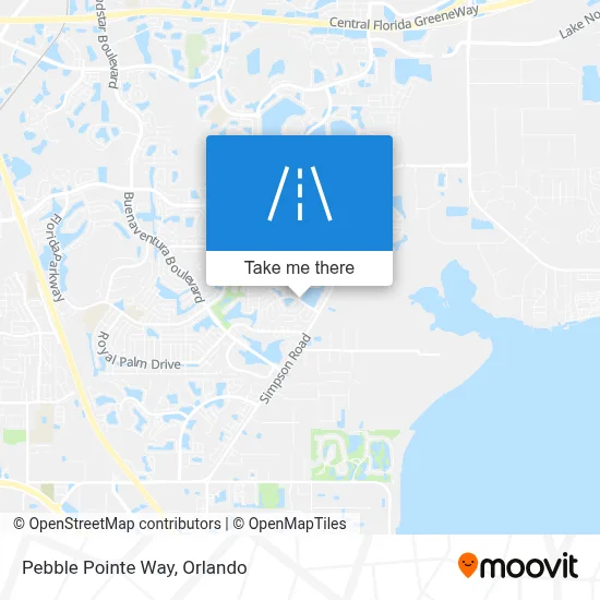 Pebble Pointe Way map