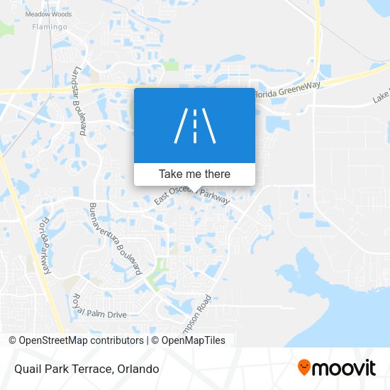 Mapa de Quail Park Terrace