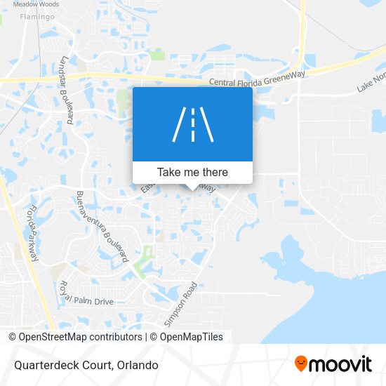 Mapa de Quarterdeck Court
