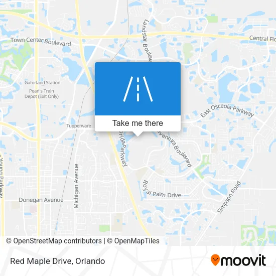 Red Maple Drive map