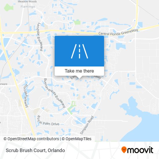 Mapa de Scrub Brush Court
