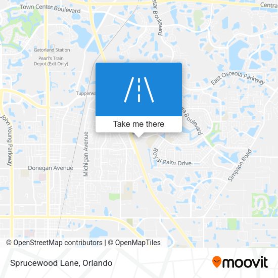 Mapa de Sprucewood Lane