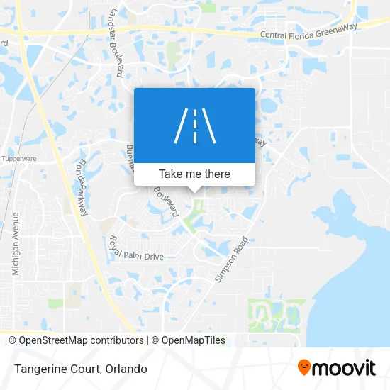 Tangerine Court map