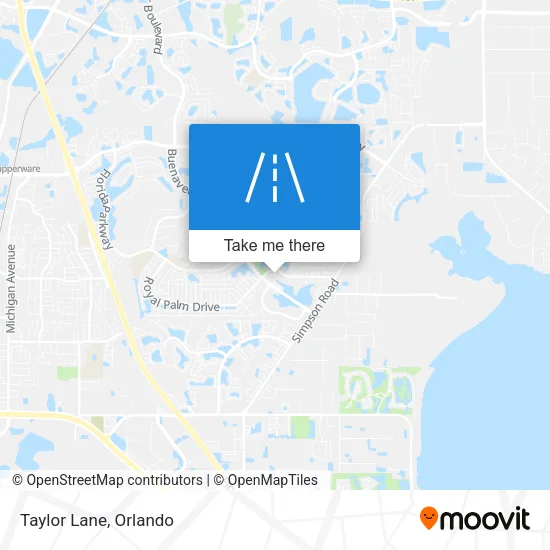 Taylor Lane map