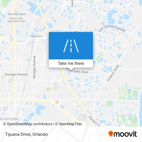 Mapa de Tijuana Drive