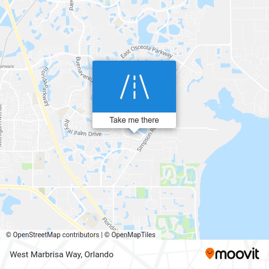 Mapa de West Marbrisa Way