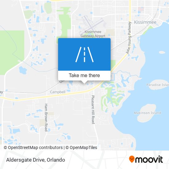 Aldersgate Drive map