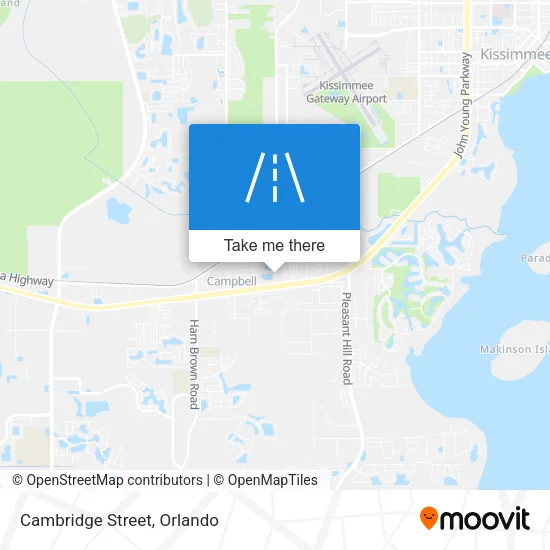 Cambridge Street map