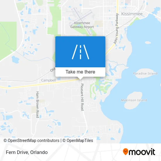 Fern Drive map