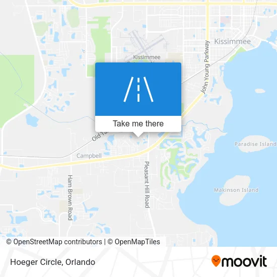 Mapa de Hoeger Circle