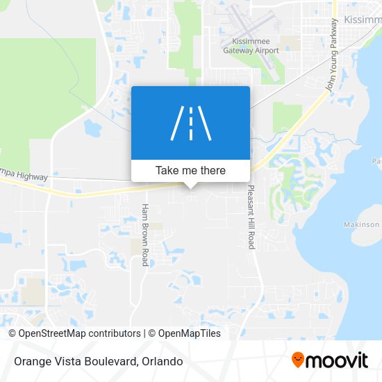 Mapa de Orange Vista Boulevard