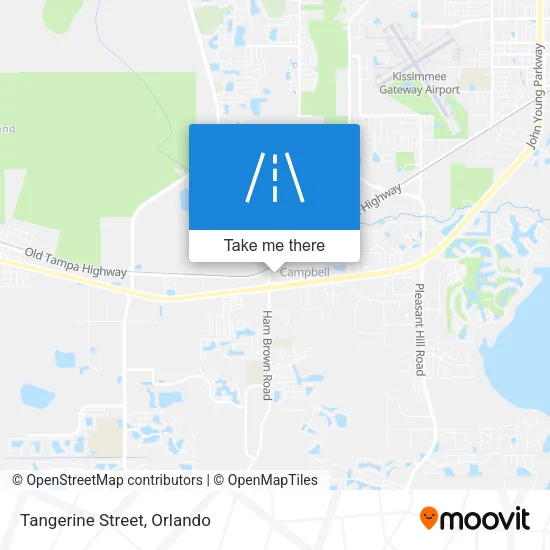 Tangerine Street map