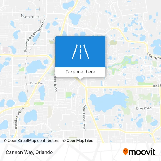 Cannon Way map