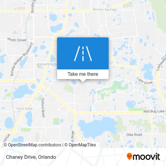Mapa de Chaney Drive