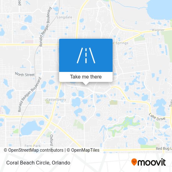 Mapa de Coral Beach Circle