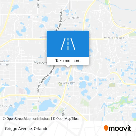 Griggs Avenue map