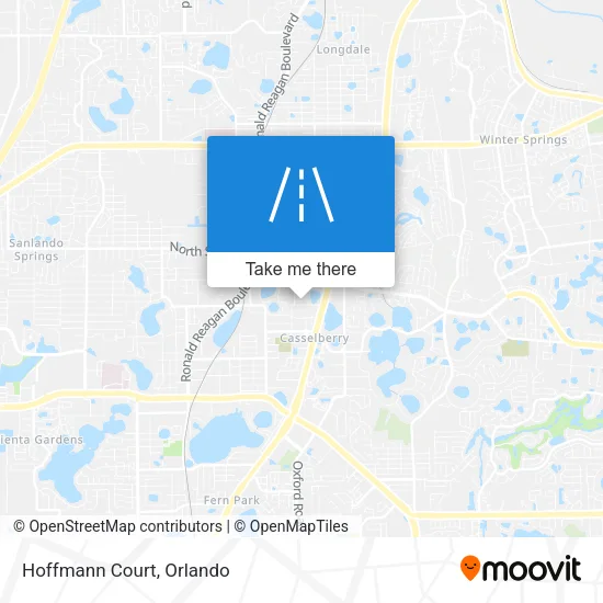 Hoffmann Court map