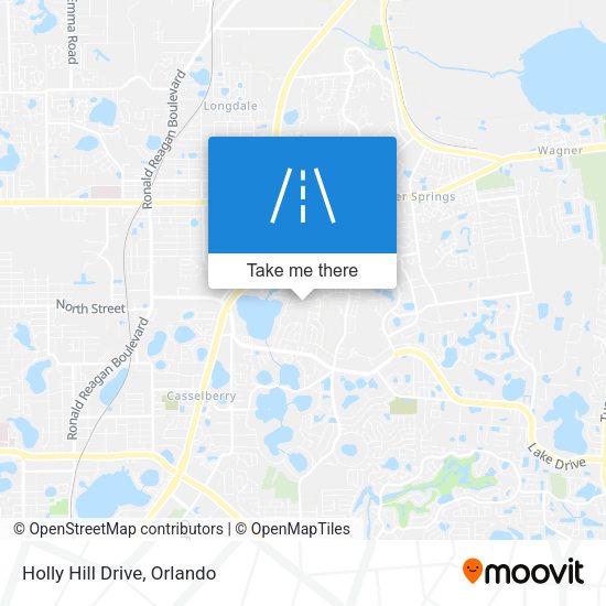 Mapa de Holly Hill Drive