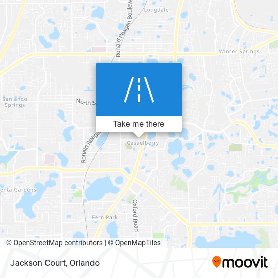 Mapa de Jackson Court