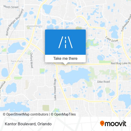 Mapa de Kantor Boulevard