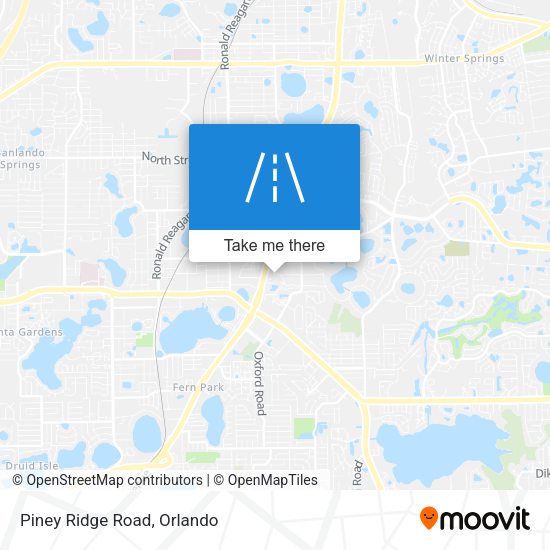Mapa de Piney Ridge Road