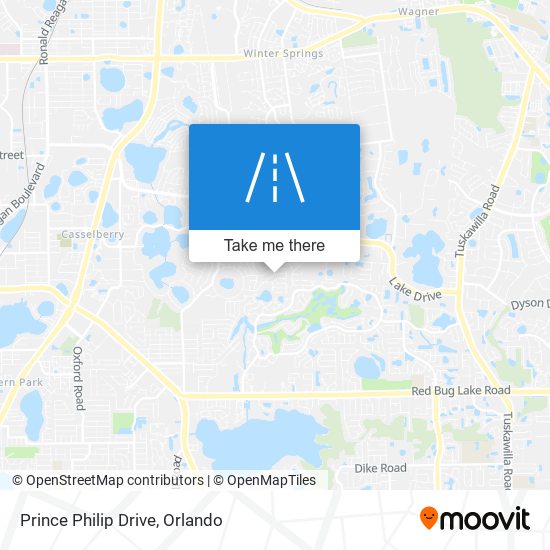 Prince Philip Drive map