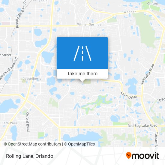 Mapa de Rolling Lane
