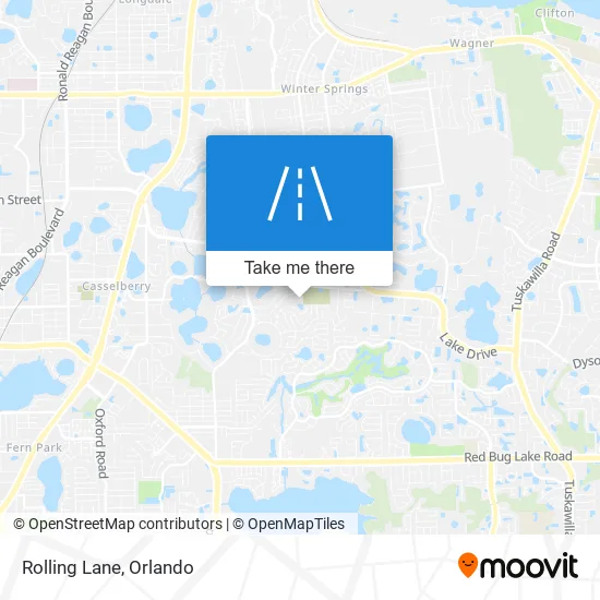 Rolling Lane map