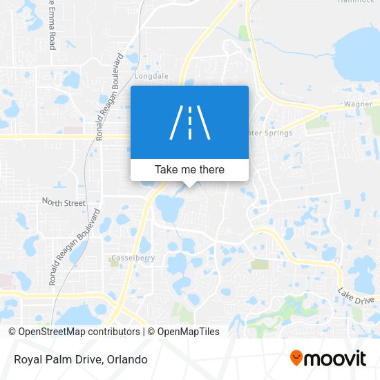 Mapa de Royal Palm Drive