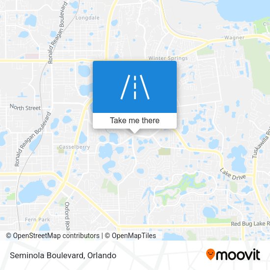 Mapa de Seminola Boulevard