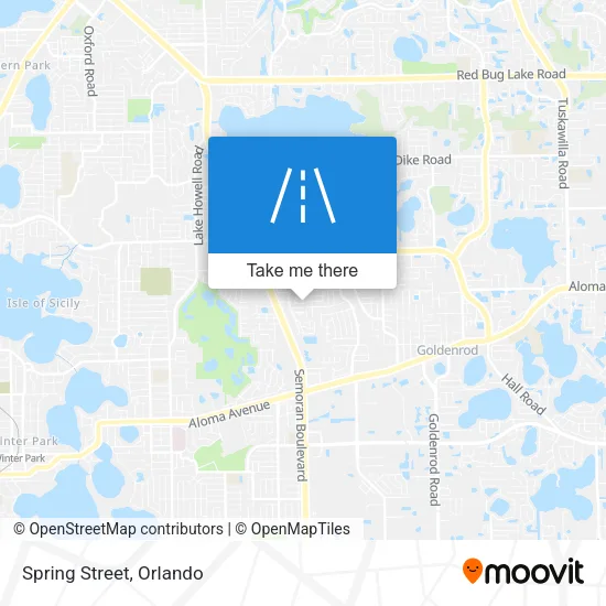 Spring Street map