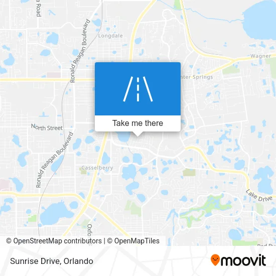 Sunrise Drive map