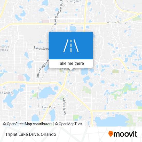 Mapa de Triplet Lake Drive