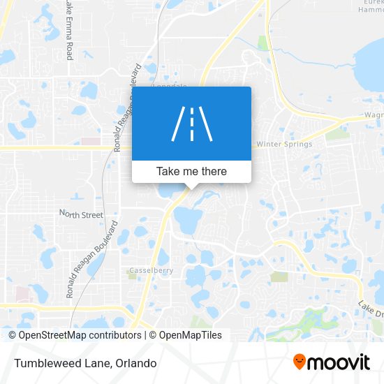 Mapa de Tumbleweed Lane