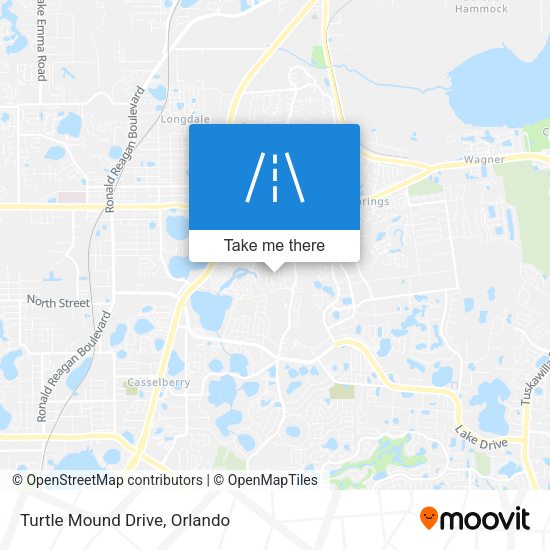 Mapa de Turtle Mound Drive