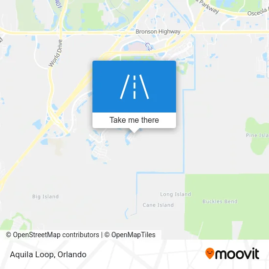 Aquila Loop map