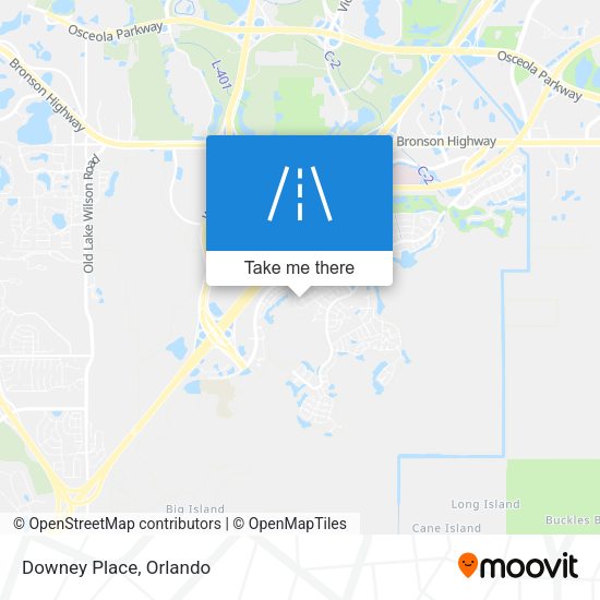 Mapa de Downey Place