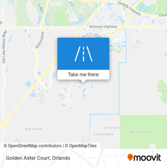 Golden Aster Court map