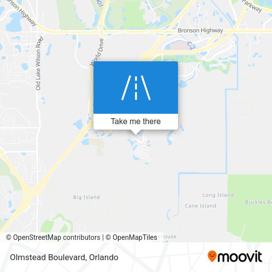 Olmstead Boulevard map