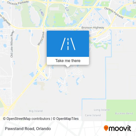 Mapa de Pawstand Road