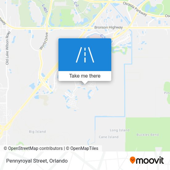 Mapa de Pennyroyal Street