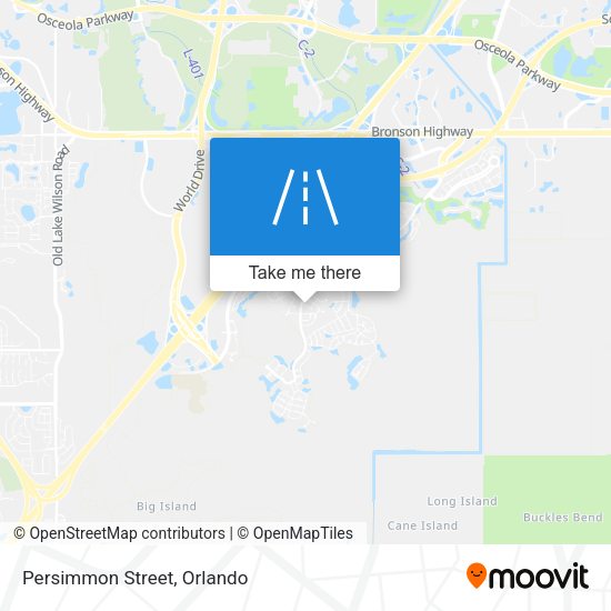 Mapa de Persimmon Street