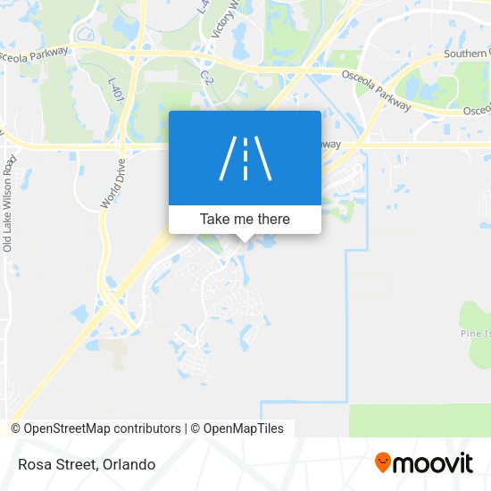 Mapa de Rosa Street
