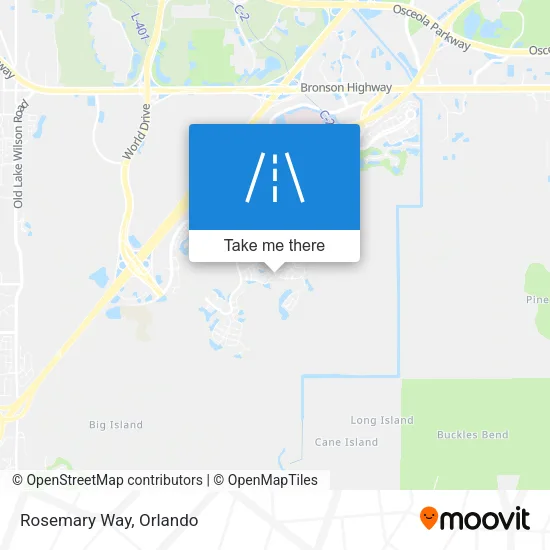 Rosemary Way map
