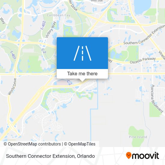 Mapa de Southern Connector Extension