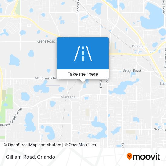 Mapa de Gilliam Road
