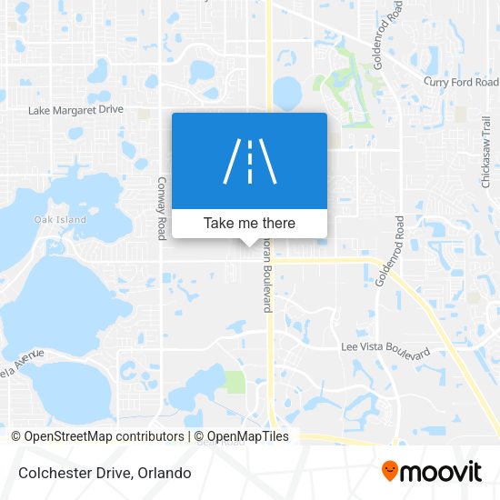 Mapa de Colchester Drive